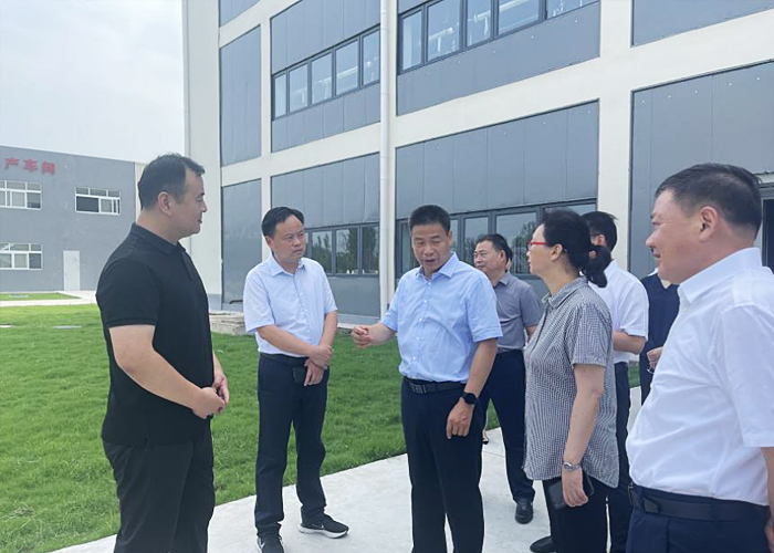 淮北市委书记覃卫国一行莅临华智参观调研